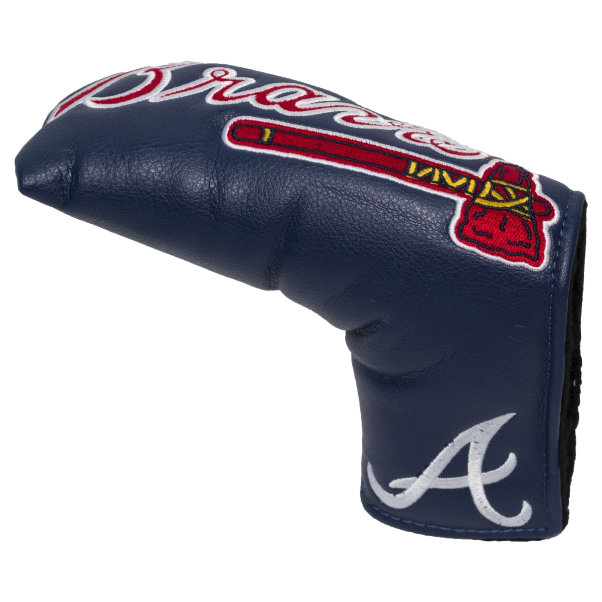 Team Golf MLB Atlanta Braves Vintage Blade Putter Cover Golf Club Vintage Blade Putter Headcover, Form Fitting Design, Fits Scotty Cameron, Taylormade, Odyssey, Titleist, Ping, Callaway