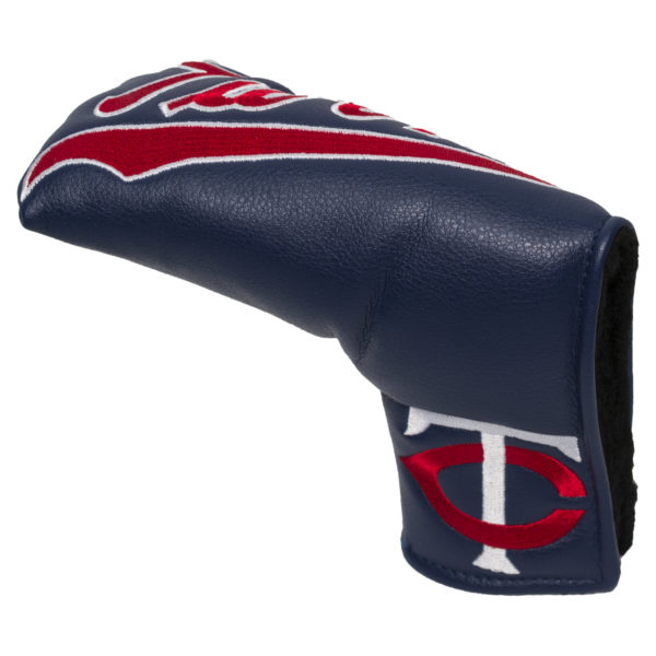 Team Golf MLB Minnesota Twins Vintage Blade Putter Cover Golf Club Vintage Blade Putter Headcover, Form Fitting Design, Fits Scotty Cameron, Taylormade, Odyssey, Titleist, Ping, Callaway
