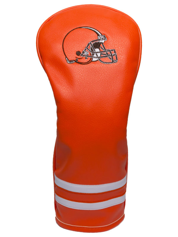 63755 2 Cleveland Browns Vintage Fairway Headcover