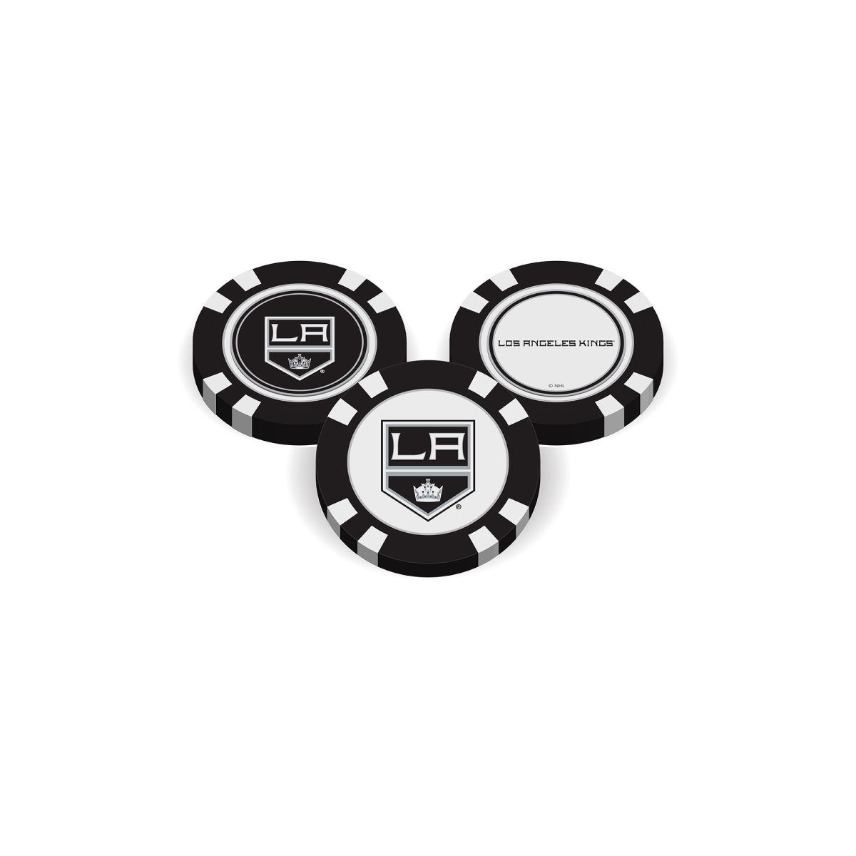 Picture of Team Golf 14218 Los Angeles Kings Poker Chip Golf Ball Marker