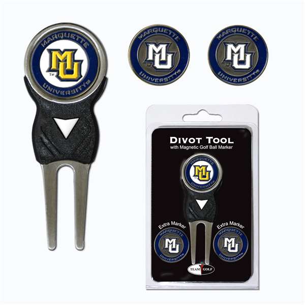 Marquette University Golden Eagles Golf Signature Divot Tool, Pack of 3