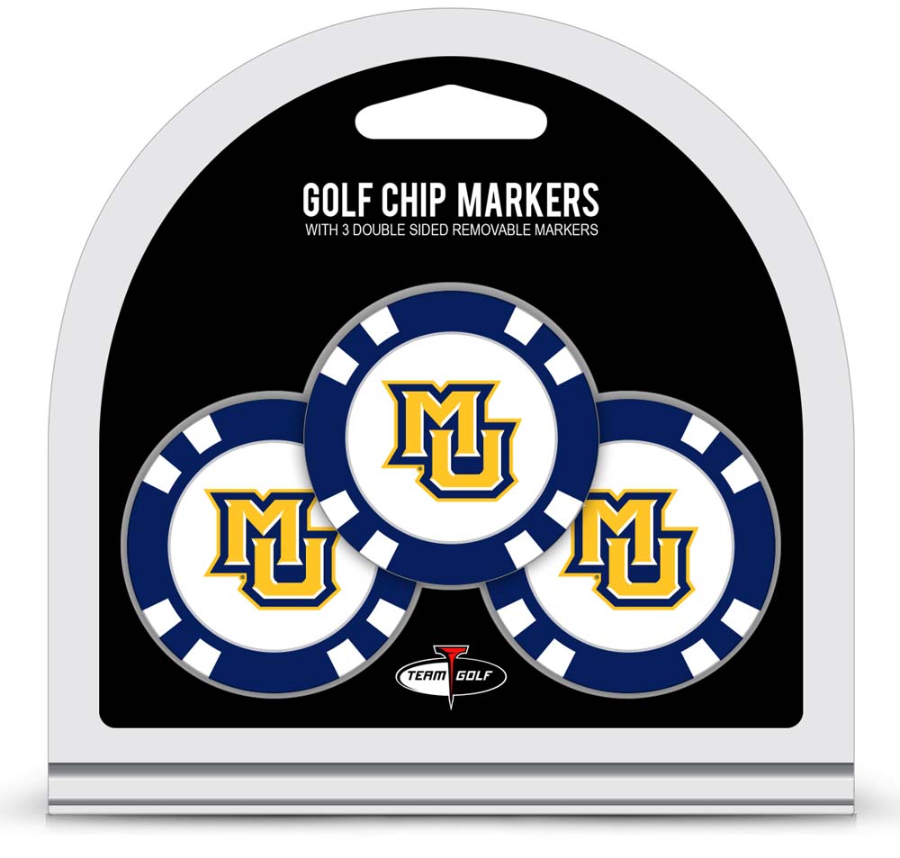 Marquette University Golden Eagles Golf Chip, Pack of 3