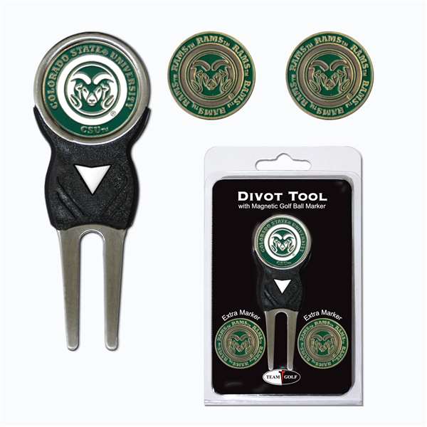 44945 Colorado State University Rams Golf Signature Divot Tool, Pack of 3