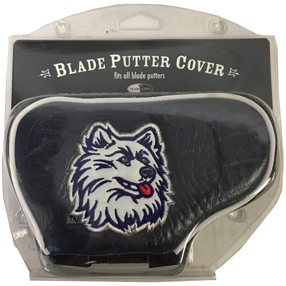 NCAA University of Connecticut Huskies Blue Blade Putter Head Cover
