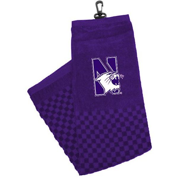 NCAA Northwestern Wildcats Embroidered Towel
