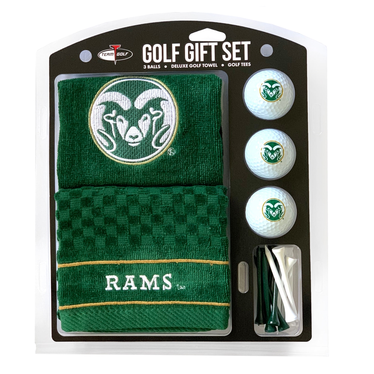 NCAA Colorado State Rams Embroidered Golf Gift Set