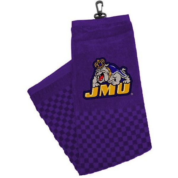 46710 16 x 25 in. NCAA James Madison Embroidered Golf Towel
