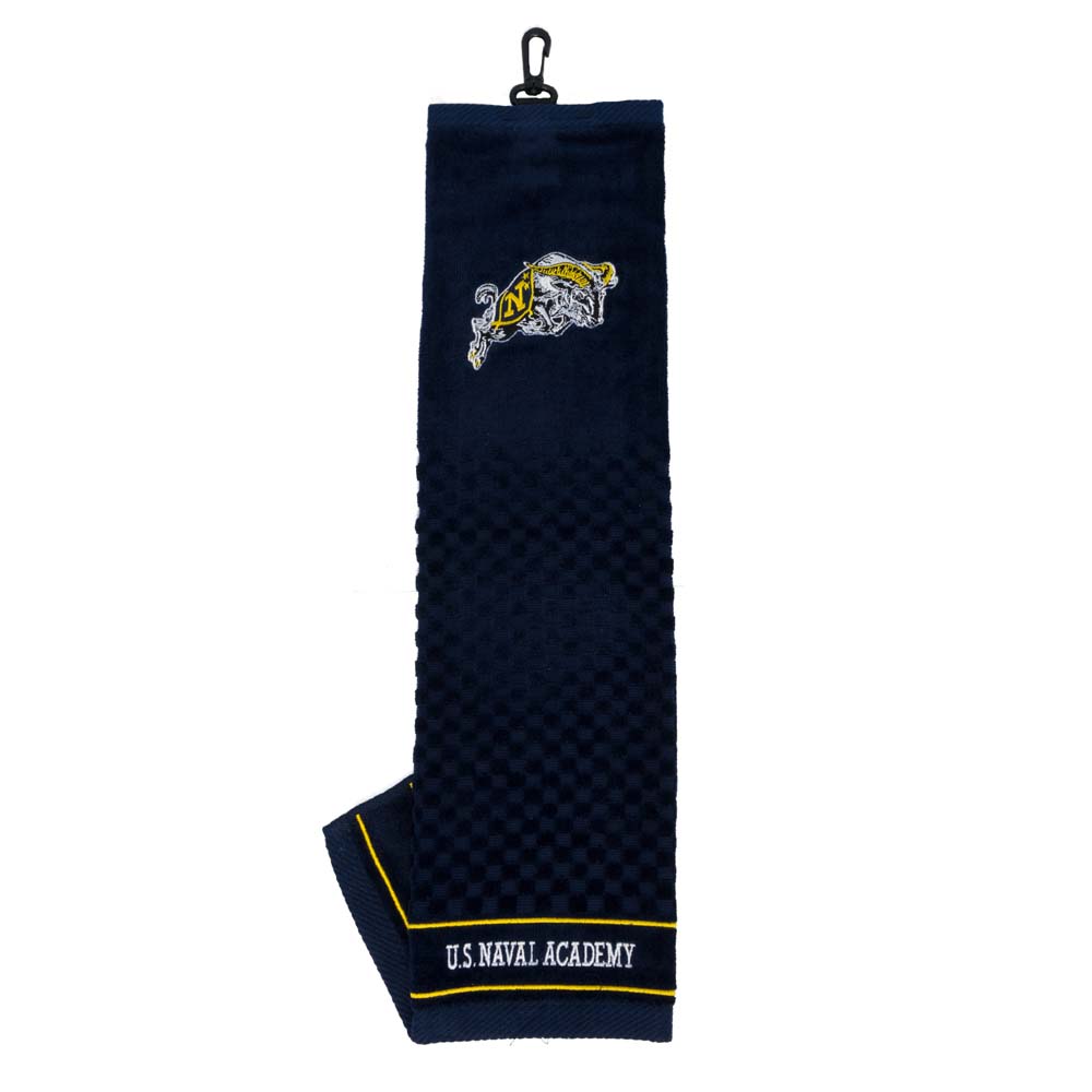 16 x 25 in. Navy Naval Embroidered Golf Towel