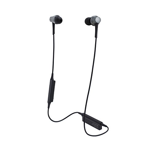 Picture of Audio-Technica AUDIO-TECHNICA-ATH-CKR75BTGM-NM Sound Reality Bluetooth Wireless In-Ear Headphone with In-Line Microphone & Control&#44; Gun Metal
