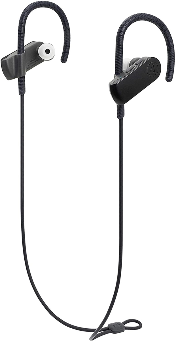 Picture of Audio-Technica AUDIO-TECHNICA-ATH-SPORT50BTBK-NM SonicSport Bluetooth Wireless In-Ear Headphone&#44; Black
