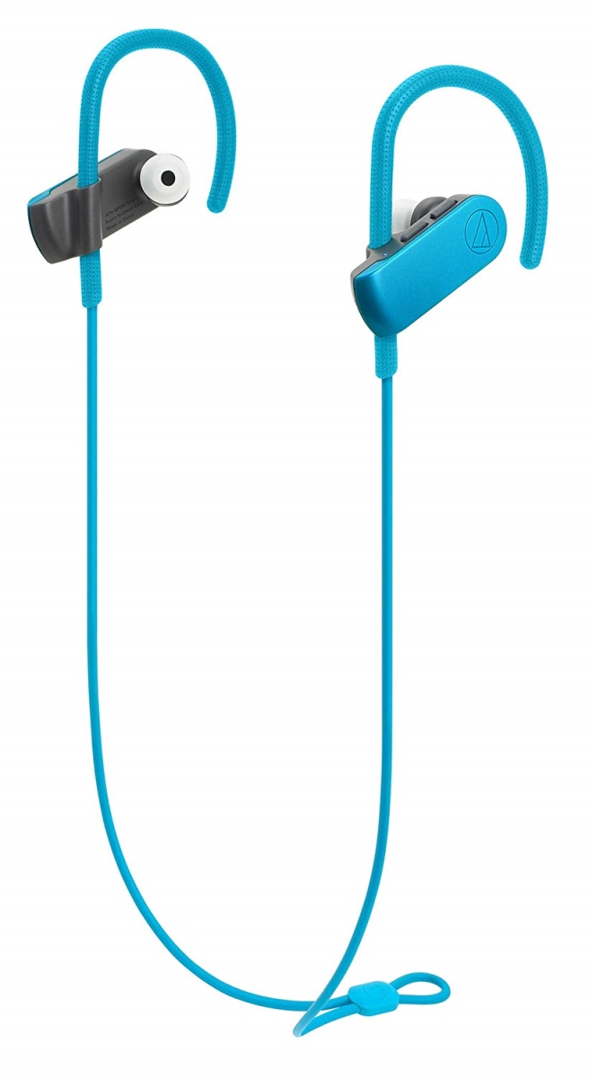 Picture of Audio-Technica AUDIO-TECHNICA-ATH-SPORT50BTBL-NM SonicSport Bluetooth Wireless In-Ear Headphone&#44; Blue