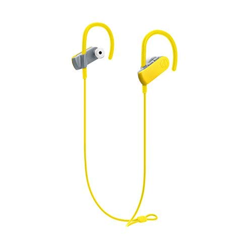 Picture of Audio-Technica AUDIO-TECHINCA-ATH-SPORT50BTYL-NM SonicSport Bluetooth Wireless In-Ear Headphone&#44; Yellow