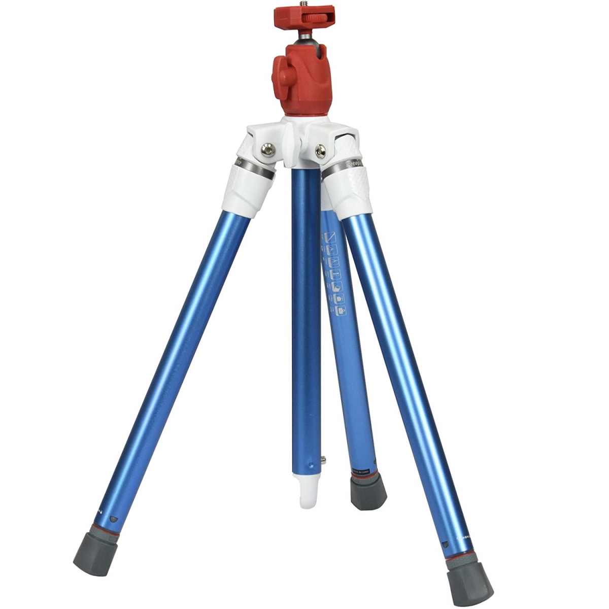 Picture of Fotopro FOTOPRO-S3-PATRIOT-NM 50 in. Tripod with Ball Head & Case - Red&#44; White & Blue