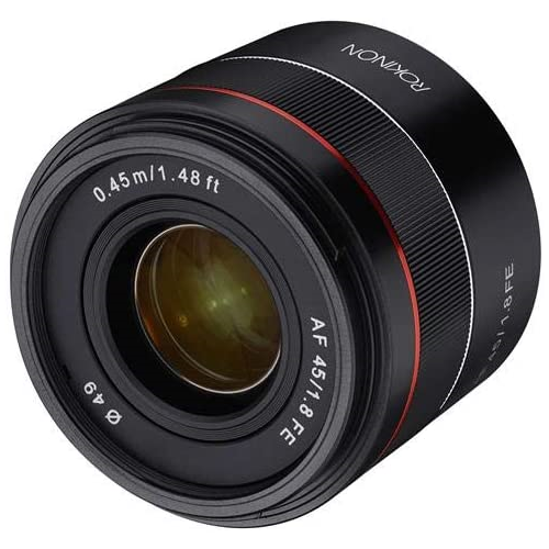 Picture of Rokinon ROKINON-IO45AF-E-NM 45 mm F1.8 Full Frame Auto Focus Compact Lens for Sony E-Mount