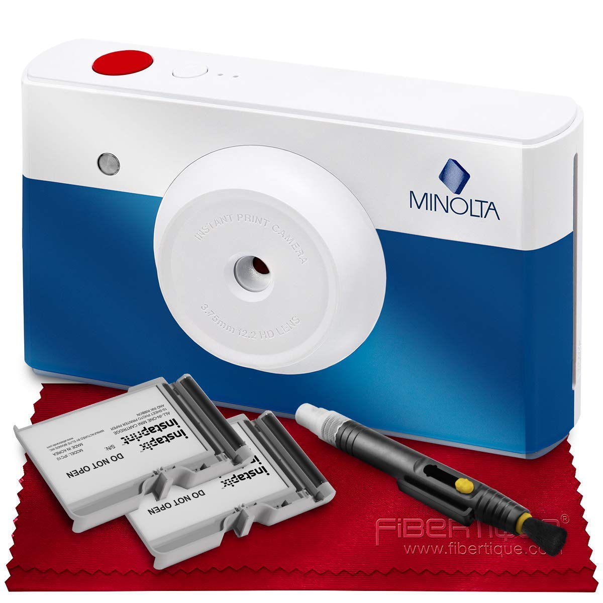 Picture of Minolta MINOLTA-MNCP10-BL-B-KIT3284-NFBA Instapix Print Digital Camera with Printer&#44; Blue