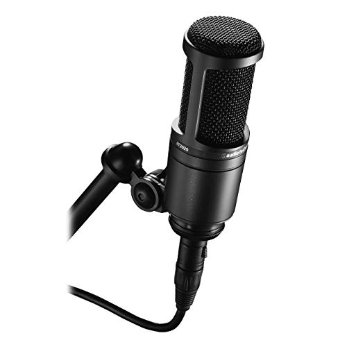 Picture of Audio-Technica AUDIO-TECHNICA-AT2020-NM Cardioid Condenser Studio XLR Microphone&#44; Black