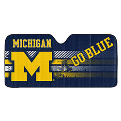 27.5 x 58 in. Michigan Wolverines Universal Auto Sun Shade