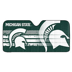 27.5 x 58 in. Michigan State Spartans Universal Auto Sun Shade