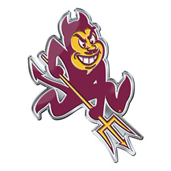 CE4U004 3.25 x 3.25 in. Arizona State Sun Devils Alternative Logo Color Emblem