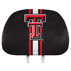 HRPU071 14 x 10 in. Texas Tech Red Raiders Full Print Headrest Cover