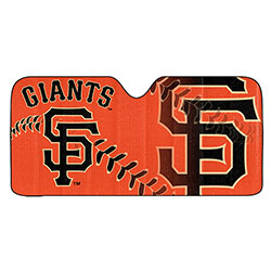 AS2ML25 27.5 x 58 in. San Fransisco Giants Universal Auto Sun Shade