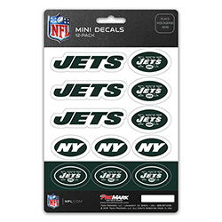 DST12NF21 5 x 7.5 in. New York Jets Mini Decal - Pack of 12