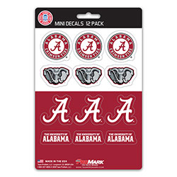 DST12U002 5 x 7.5 in. Alabama Crimson Tide Mini Decal - Pack of 12