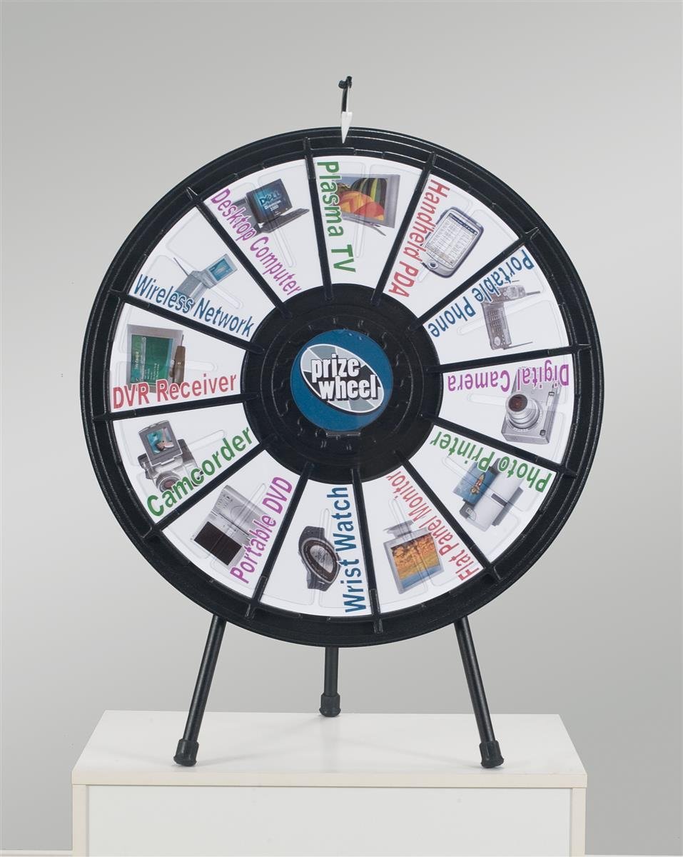 Picture of Games People Play 63000L 12 Slot Table Top Prize Wheel with Lights