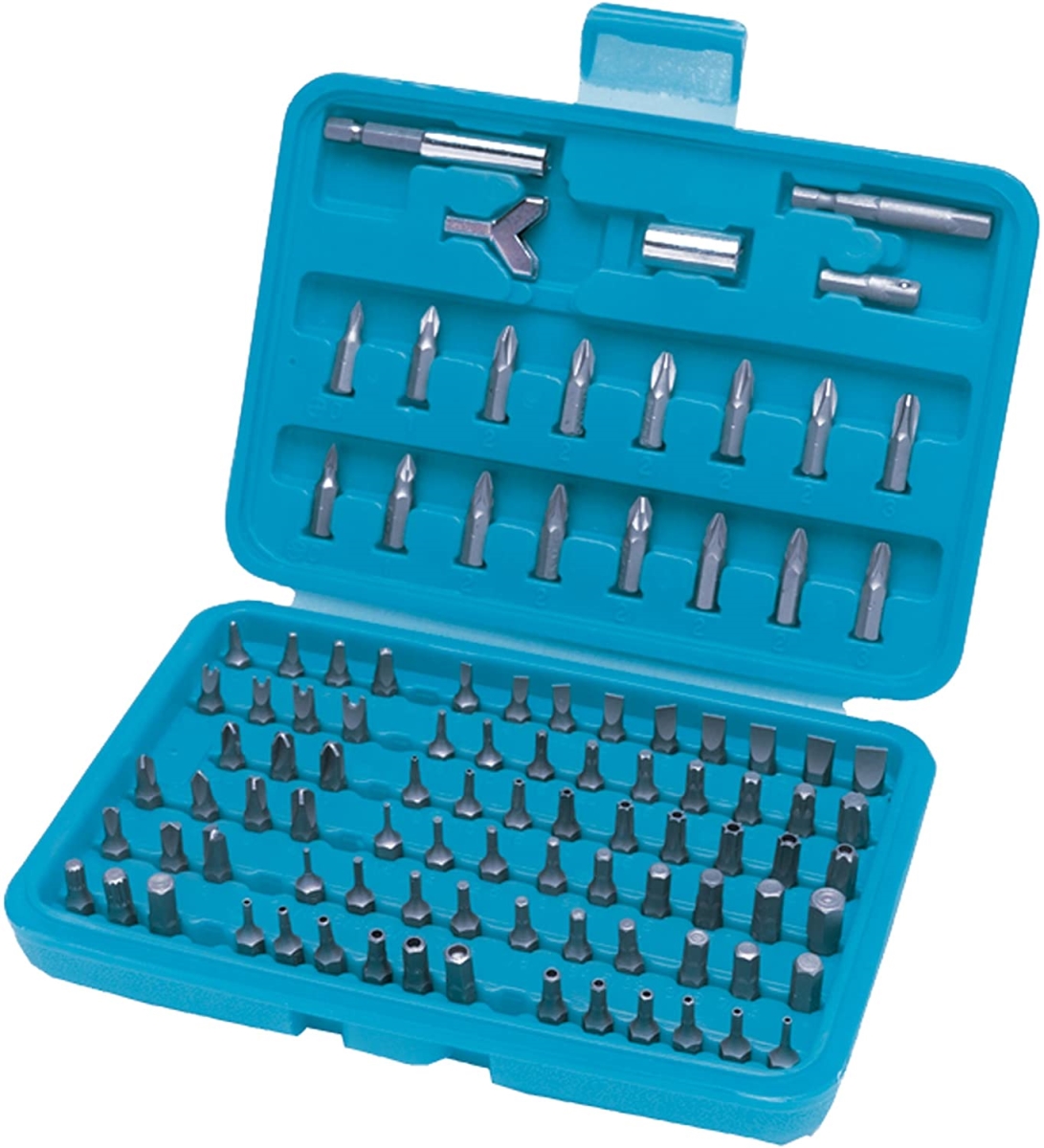 100 pc. Bit Set, Screwdriver Bits, Drill Bits, Magnetic Holder