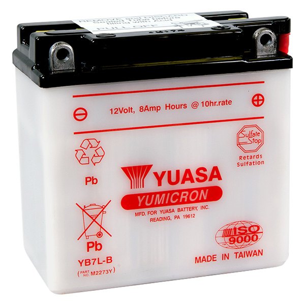 YUAM2273Y 12V YB7L-B Yumicron Battery