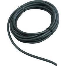 Roll of 25 feet 3/16 inch 4.8mm Reinforced Black Rubber Gas Fuel Line Hose