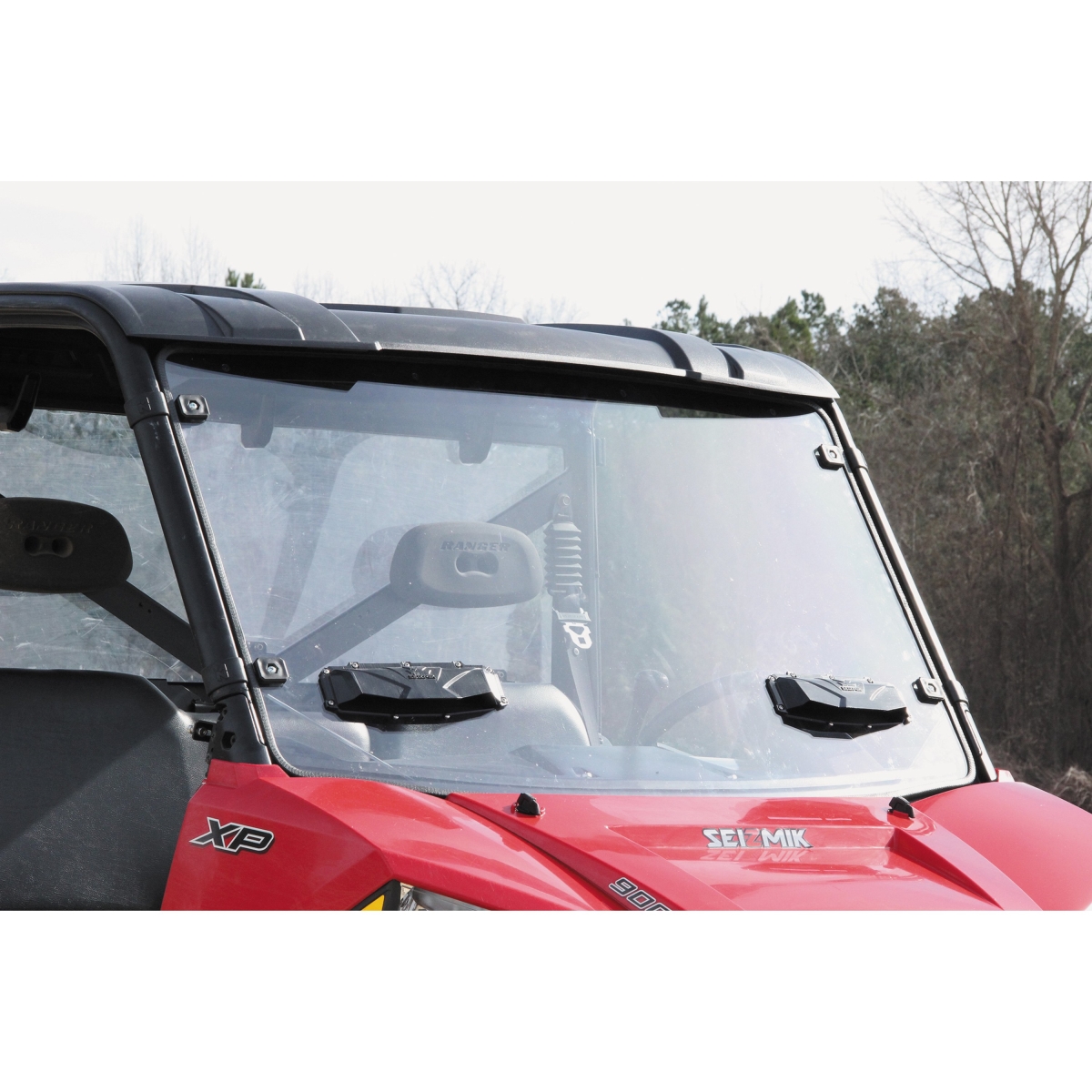 Full-Vented Uncoated Poly Windshield for Polaris Ranger