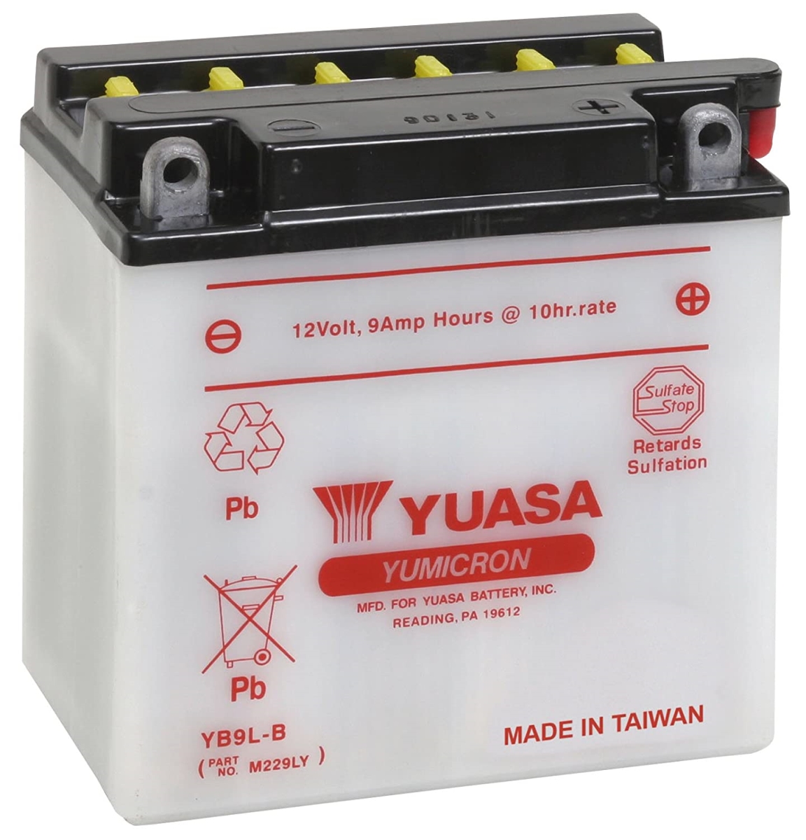 YUAM229LY YB9L-B Yumicron 12V Battery