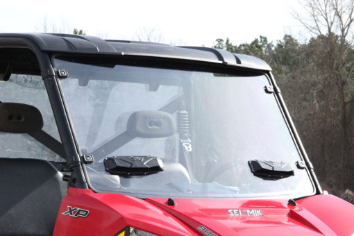 Full-Vented Hard Poly Windshield for Polaris Ranger