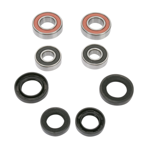 Front Wheel Bearing Kit - Black - Front - Durable Construction