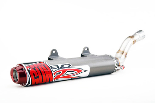 Picture of Big Gun Exhaust 09-17002 Evo Race Series Slip-On Exhaust for 2008 Honda TRX700XX