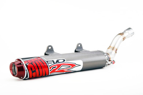 Picture of Big Gun Exhaust 09-24602 Evo Race Series Slip-On Exhaust for 2004 Yamaha YFZ450