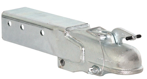 Heavy Duty Straight Tongue Cast Coupler with 2-5/16 Inch Cast and 3 Inch Channel