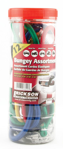 Multiple Length Bungey Cord Assortment Jar