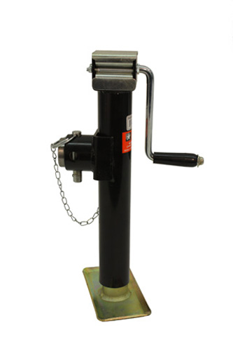 91220 10 in. Side Wind Swivel Jack 2000 lbs Pipe Mount Travel