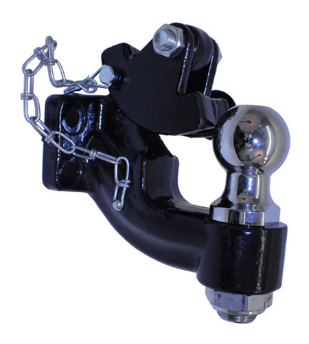 Ball Hitch w/Mounting Kit,2" Ball