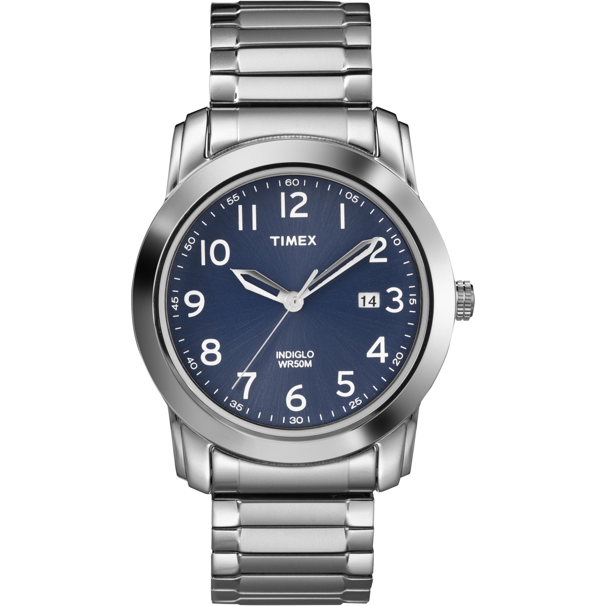 Picture of Timex T2P1329J Mens Highland Street Silver Tone Stainless Steel Expansion Band Watch