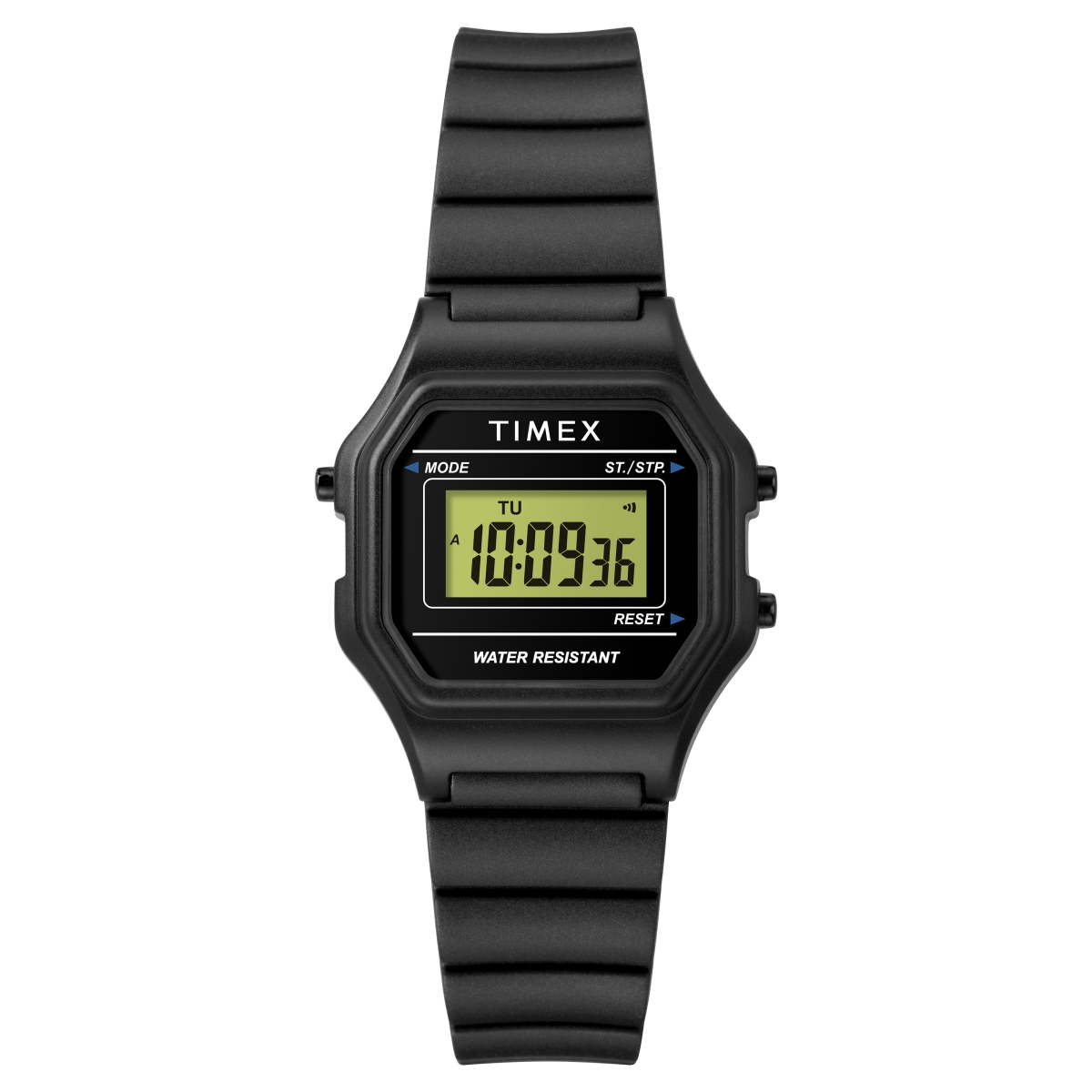 Picture of Timex TW2T487009J Women Classic Digital Mini Resin Strap Watch&#44; Black