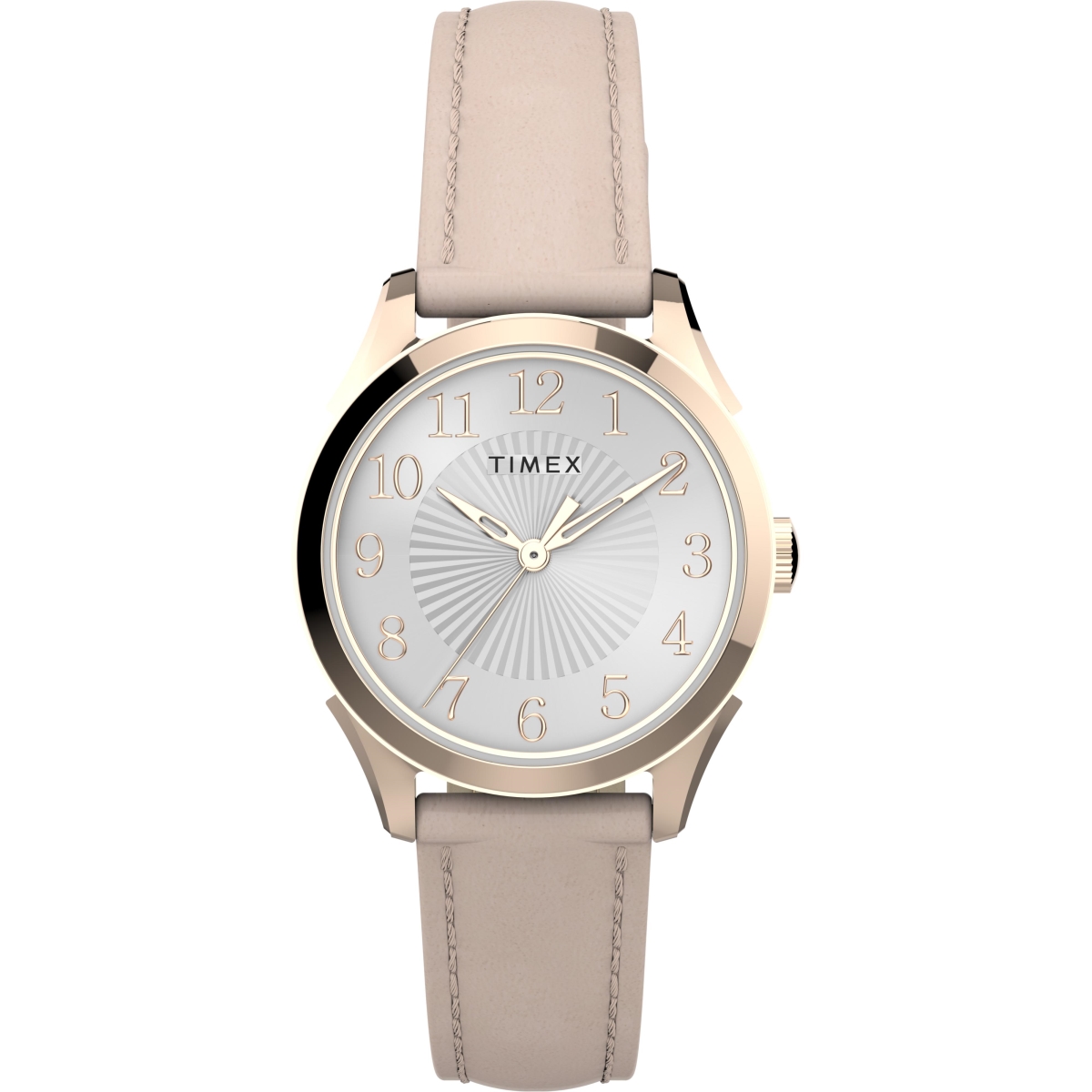 TW2T665009J Womens Briarwood 28 mm Pink & Rose Gold Genuine Leather Strap Watch