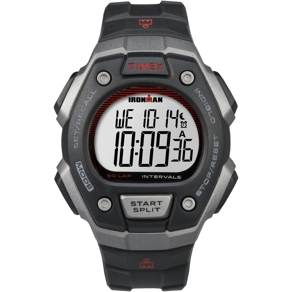 Picture of Timex TW5K85900JV 45 mm Digital Wrist Watch with Plastic Strap for Unisex, Black
