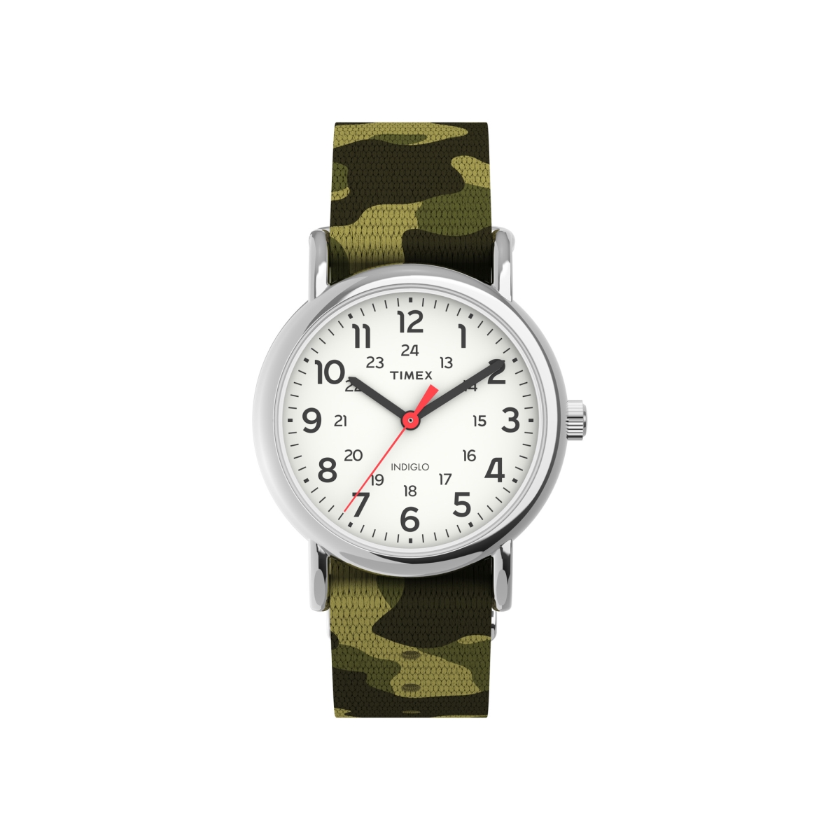 Picture of Timex TW2V615009J 31 mm Womens Weekender Watch&#44; Camo & White