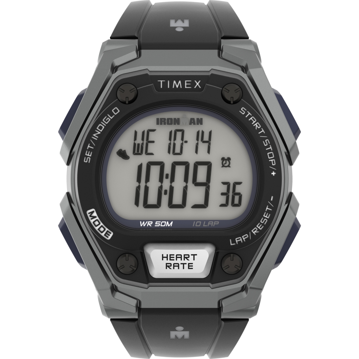 Picture of Timex TW5M512009J 43 mm Mens Ironman Classic Watch&#44; Black & Gray