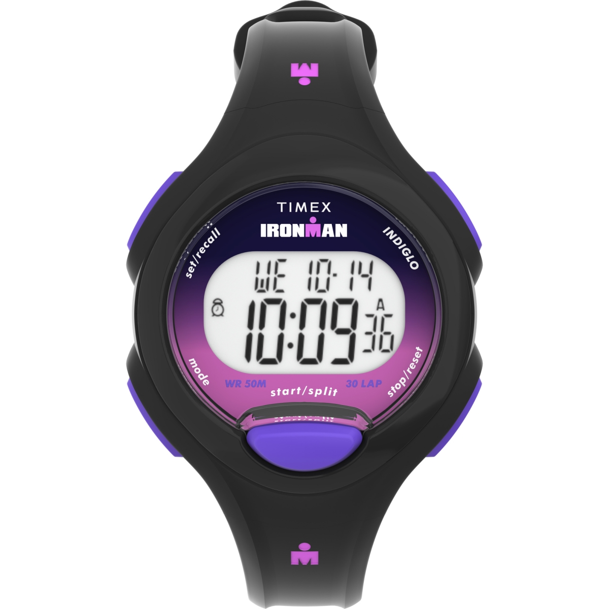 34 mm Womens Ironman Essential Watch, Black Strap & Case - Digital Dial