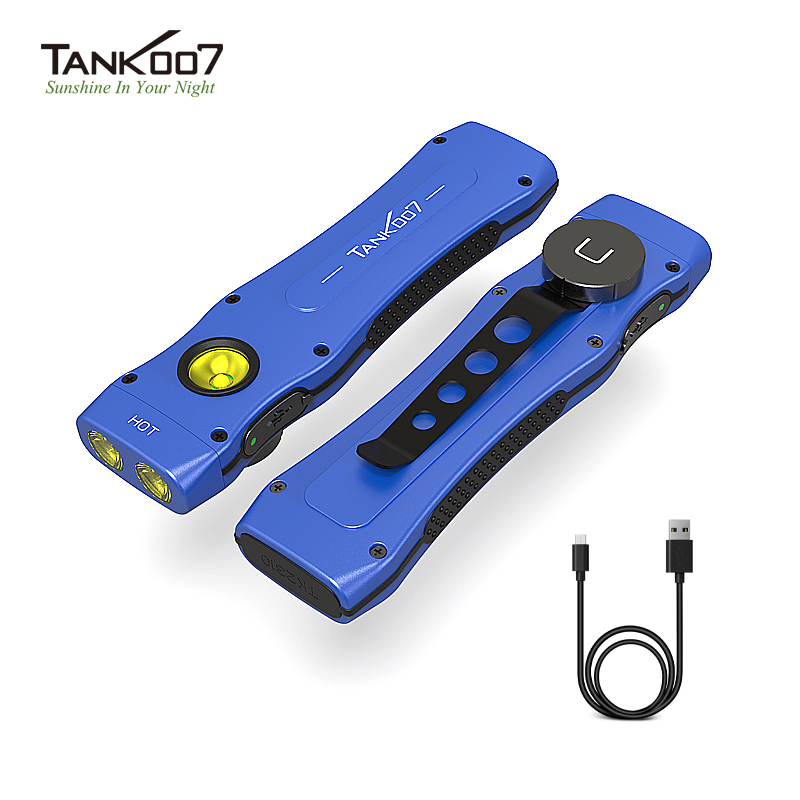 WF02 EDC Dual Light Source Portable Flashlight