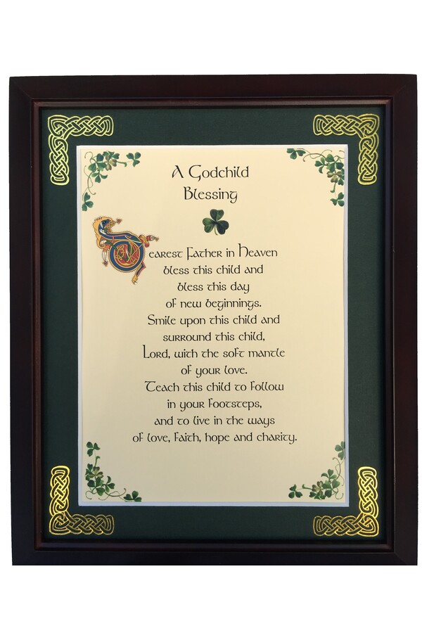 MPF8X10-A-Godchild-Blessing 8 x 10 in. A Godchild Blessing Photo Frame